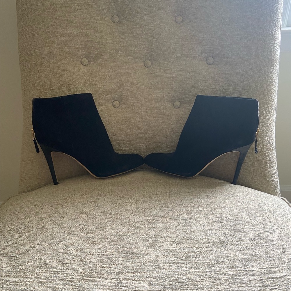 Sam Edelman suede booties with heel